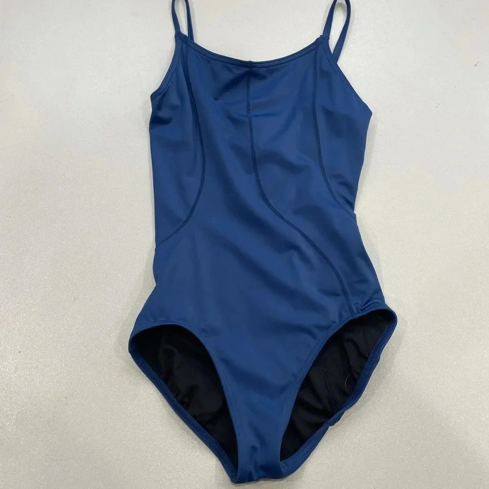 Leotard Bradon Capezio Blue Fully Lined (Front and Back) Size XS - Picture 1 of 5